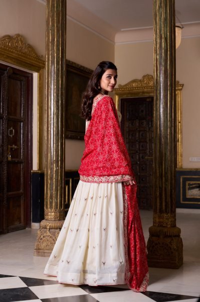Wedding Collection Vichitra Silk Lehenga and Embroidered Blouse Best Seller Bridal Lehenga Set With Cotton Dupatta Designer Lehenga Choli