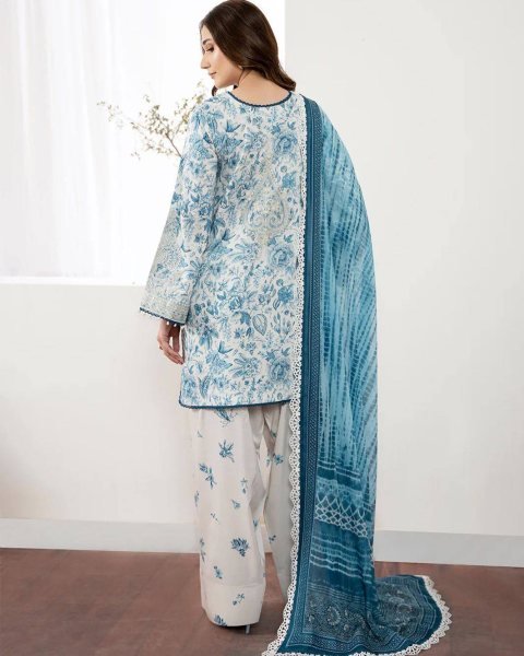 Stylish Farshi Palazzo Set for Festive Functions Digital Print & Lace Dupatta Ready To Wear Collection