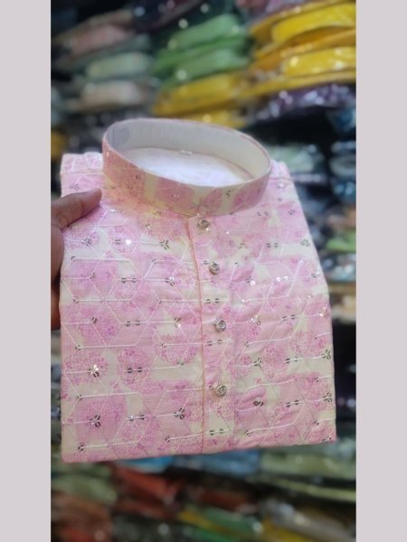 Wedding Festive Wear Kurta Pajama Set Fully Stitched Designer Outfit with Colors Available at Affordable Wholesale Rates from Surat 