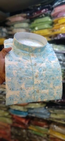 Wedding Festive Wear Kurta Pajama Set Fully Stitched Designer Outfit with Colors Available at Affordable Wholesale Rates from Surat Kurta Pajama Wholesale