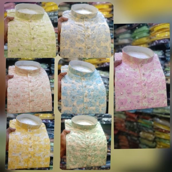 Wedding Festive Wear Kurta Pajama Set Fully Stitched Designer Outfit with Colors Available at Affordable Wholesale Rates from Surat Kurta Pajama Wholesale