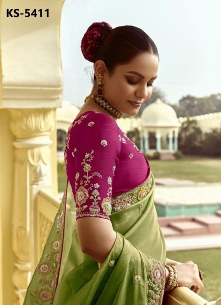 Party Perfection Designer Silk Saree with Embellished Blouse for Every Celebration Designer Wedding Sarees Wholesale