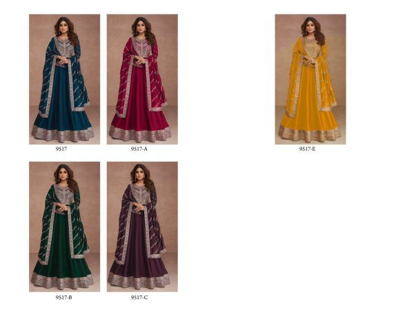 Wedding Ready Heavy Anarkali Suit with Sequence Embroidery Rani Pink Anarakali Gown Wholesale