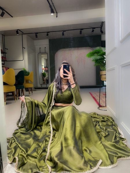 Wedding Season Yellow Rangoli Silk Lehenga Choli  Designer Lehenga Choli