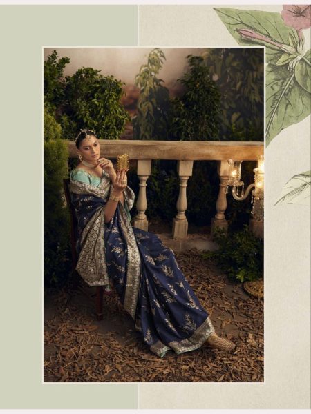 Wedding Special Pure Dola Silk Embroiderd Saree Collection  Designer Wedding Sarees Wholesale