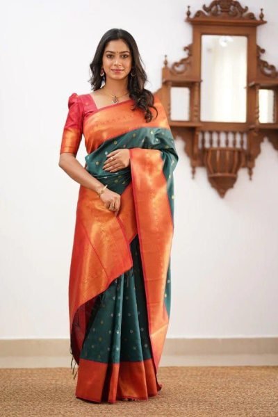 Wedding Wear Banarasi Soft Silk Saree Banarasi Saree Wholesale
