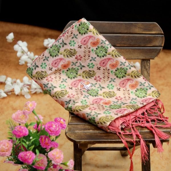 Wedding Wear Fabulous Floral Printed Silk Saree Silk Sarees Wholesale