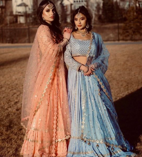 Wedding Wear Georgette Sequence Zari Design Lehenga Choli Designer Lehenga Choli