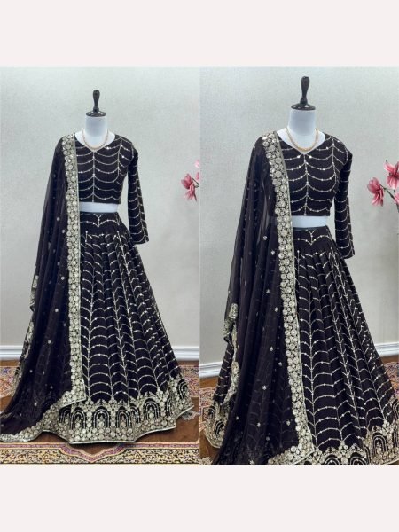 Wedding Wear Heavy Fox Georgette Lehenga Choli  Designer Lehenga Choli