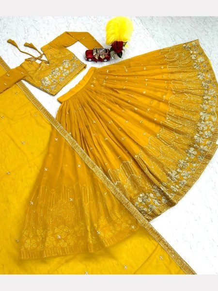 Wedding Wear Heavy Fox Georgette Lehenga Choli  Designer Lehenga Choli