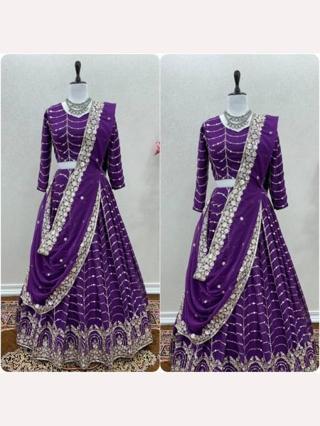 Wedding Wear Heavy Fox Georgette Lehenga Choli  Designer Lehenga Choli