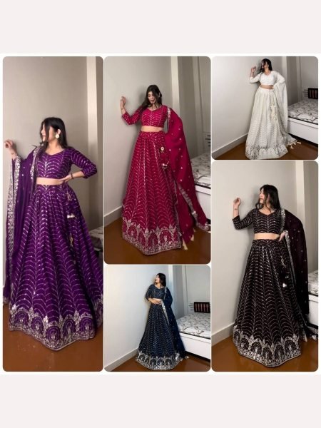 Wedding Wear Heavy Fox Georgette Lehenga Choli  Designer Lehenga Choli
