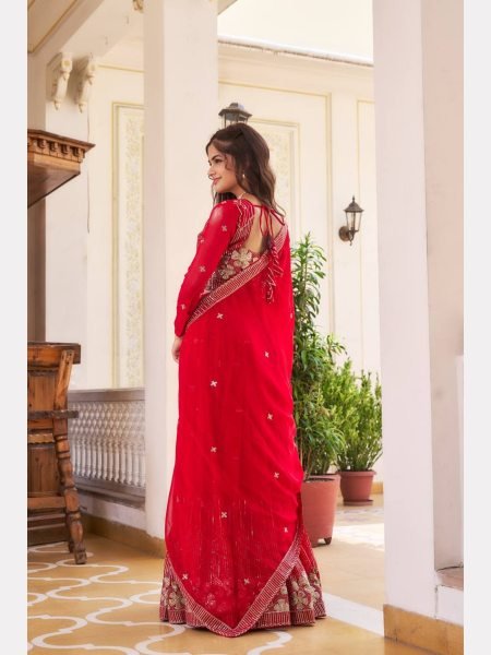 Wedding Wear Heavy Fox Georgette Lehenga Choli  Designer Lehenga Choli