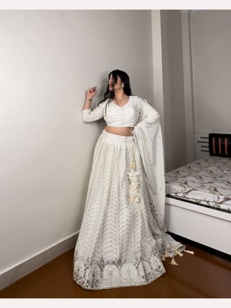 Wedding Wear Heavy Fox Georgette Lehenga Choli  Designer Lehenga Choli