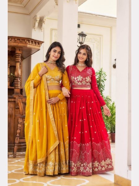 Wedding Wear Heavy Fox Georgette Lehenga Choli  Designer Lehenga Choli