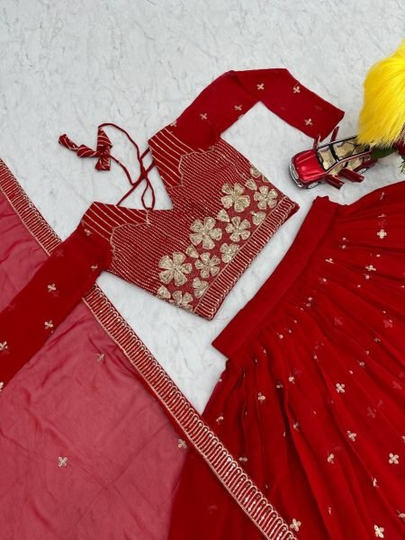 Wedding Wear Heavy Fox Georgette Lehenga Choli  Designer Lehenga Choli