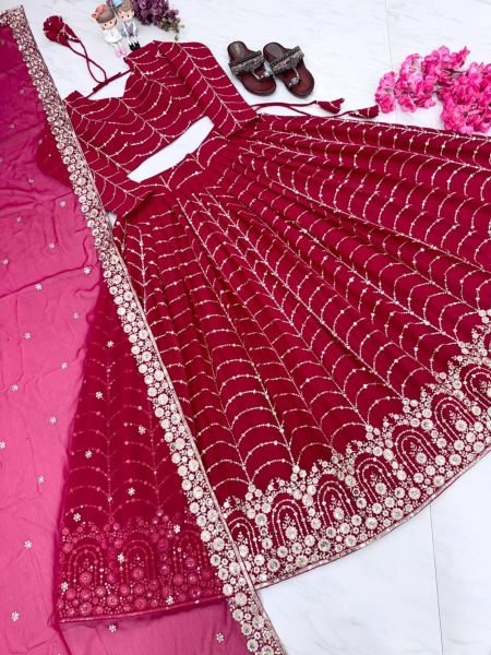 Wedding Wear Heavy Fox Georgette Lehenga Choli  Designer Lehenga Choli