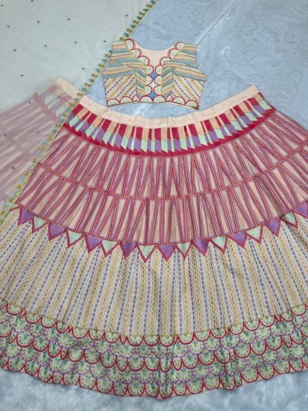Wedding Wear Heavy Mono Silk Lehenga Choli  Designer Lehenga Choli