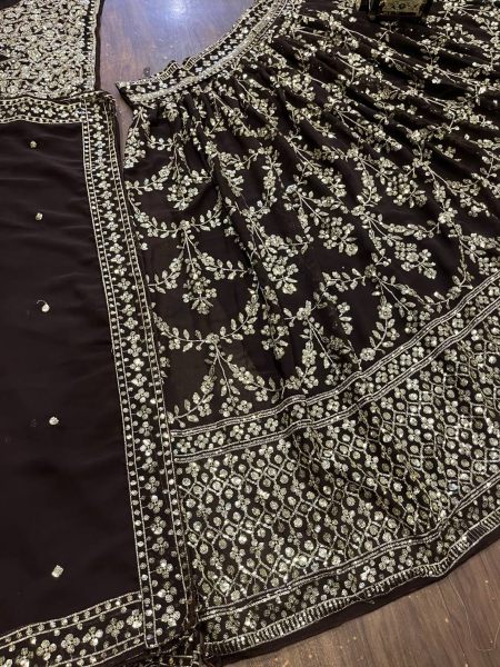 Wedding Wear Heavy Sequence Embroidered Work Lehenga Choli Collection  Designer Lehenga Choli