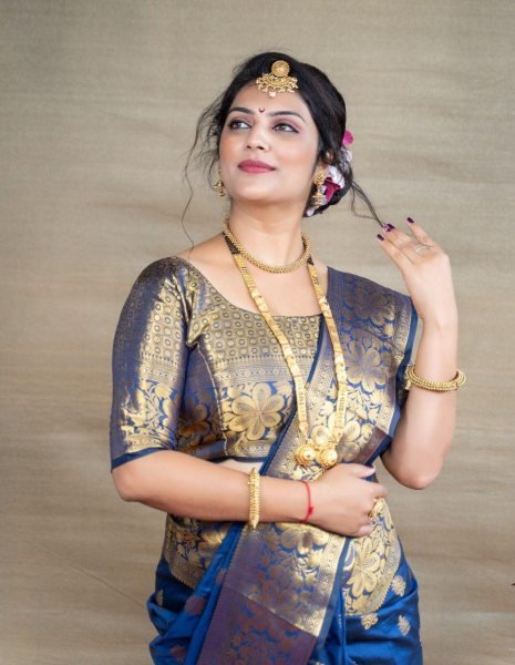 Wedding Wear Lichi Silk Saree  Silk Sarees Wholesale