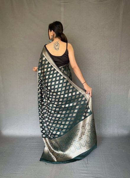 Wedding Wear Pure Tabby Silk Saree  Silk Sarees Wholesale