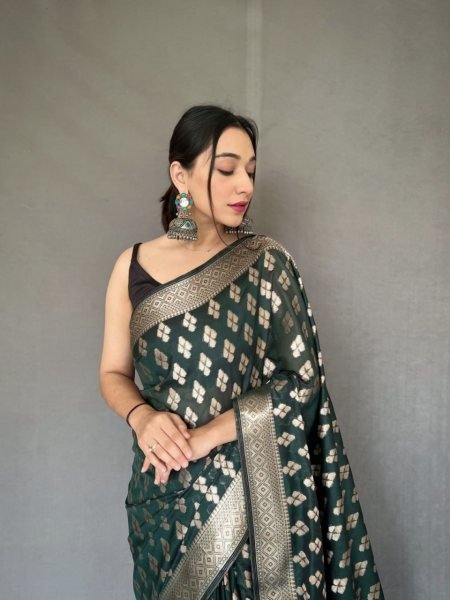 Wedding Wear Pure Tabby Silk Saree  Silk Sarees Wholesale