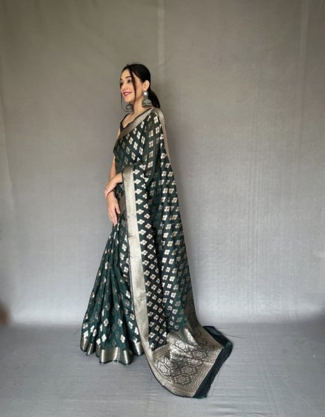 Wedding Wear Pure Tabby Silk Saree  Silk Sarees Wholesale