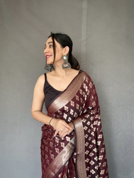 Wedding Wear Pure Tabby Silk Saree  Silk Sarees Wholesale