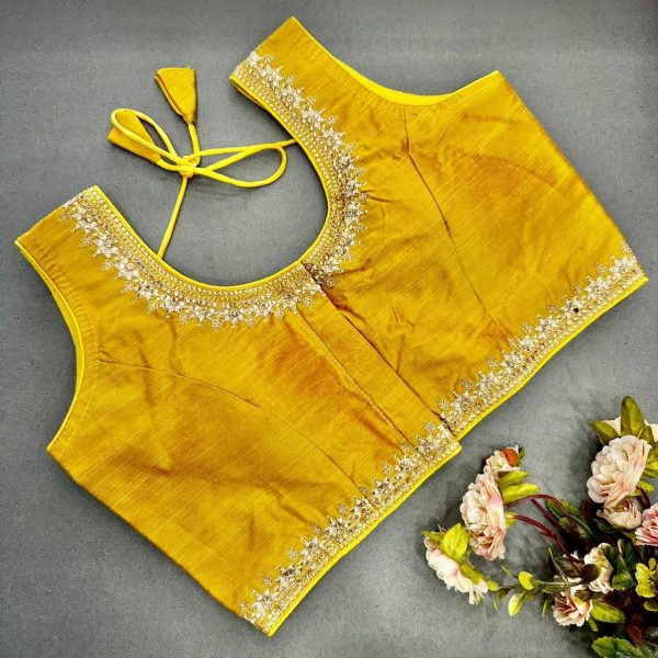 Wedding Wear Silk Readymade Blouse Blouse Collection