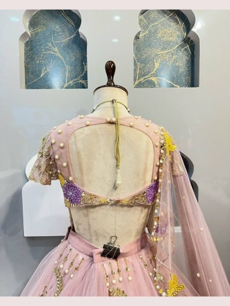 Wedding Wear Tabby Silk Embroidery Work Lehenga Choli  Designer Lehenga Choli