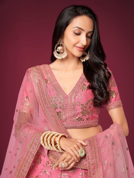Wholesale Bridal Lehenga Choli in Surat Neon Slub Silk with Zari   Sequins Work New Arrival Designs Designer Lehenga Choli