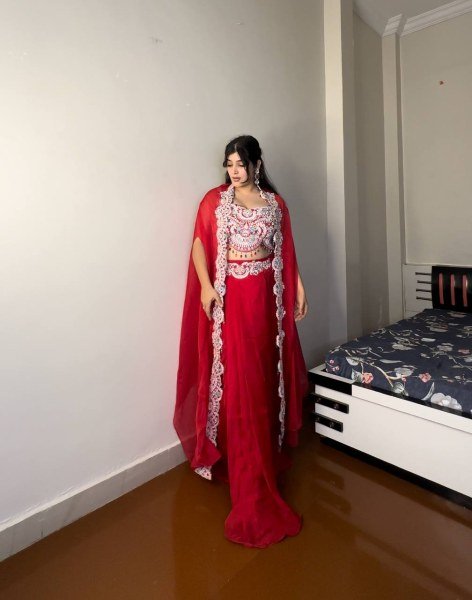 Wholesale Georgette Ensemble Set 3 Piece Designer Wear with Sequins   Diamond Work Ready To Wear Collection