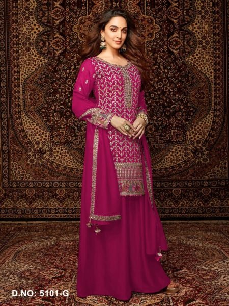 Wholesale Indian Clothing Collection Chinon Sequin Suit Set with Matching Embroidered Dupatta Set Ideal for Online Garment Sellers