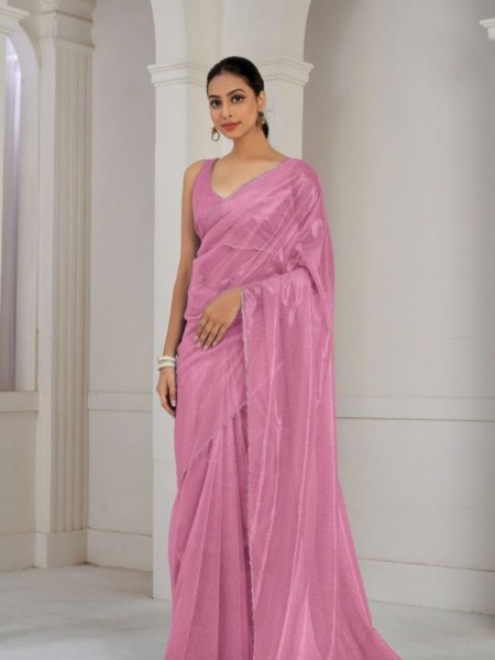 Wholesale Mehek Sarees     Soft Organza Net with Jarquen Detailing Sarees 