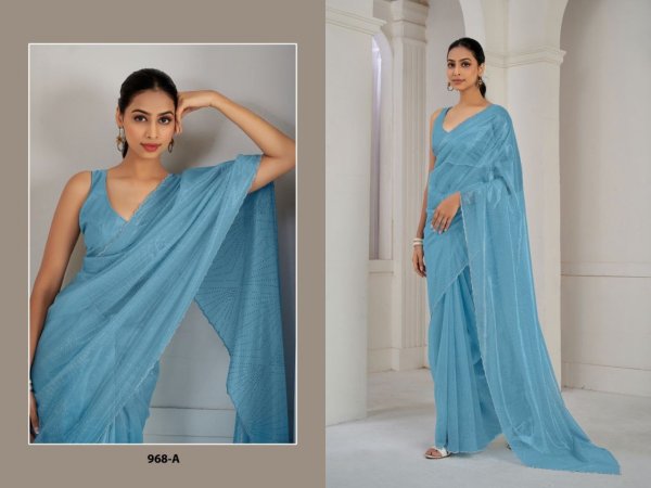 Wholesale Mehek Sarees     Soft Organza Net with Jarquen Detailing Organza Sarees Wholesale