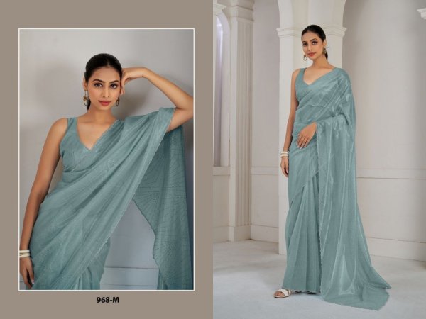 Wholesale Mehek Sarees     Soft Organza Net with Jarquen Detailing Organza Sarees Wholesale