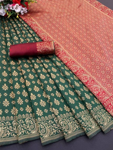 Wholesale Offer: Lichi Silk Banarasi Sarees for Weddings 2025 South Indian Saree 