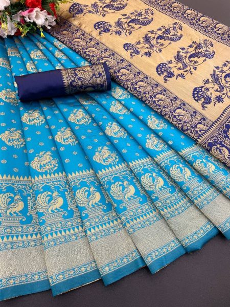 Wholesale Offer: Lichi Silk Banarasi Sarees for Weddings 2025 South Indian Saree 