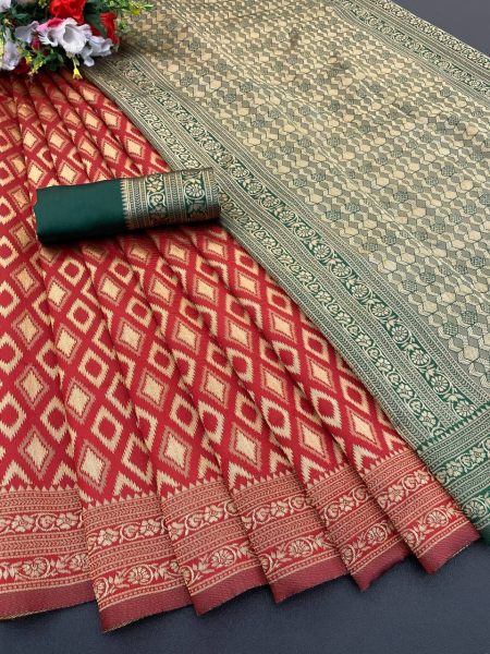 Wholesale Offer: Lichi Silk Banarasi Sarees for Weddings 2025 South Indian Saree 