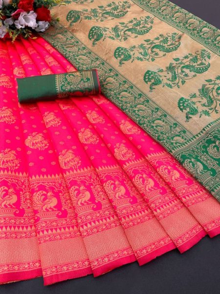 Wholesale Offer: Lichi Silk Banarasi Sarees for Weddings 2025 South Indian Saree 