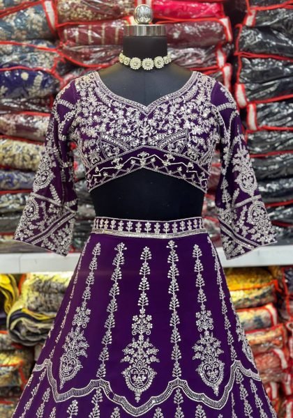 Wholesale Premium Faux Georgette Designer Lehenga Choli Manufacturing In Surat Designer Lehenga Choli
