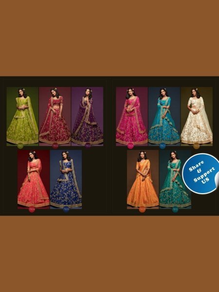 Wholesale Rate Art Silk Bridal Lehenga Choli By Royal Export  Bridal Lehenga Choli
