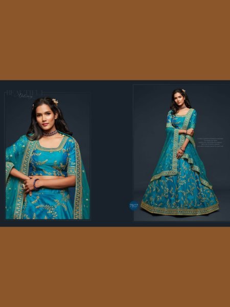 Wholesale Rate Art Silk Bridal Lehenga Choli By Royal Export  Bridal Lehenga Choli