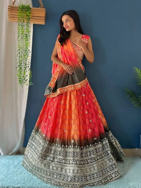 Wholesale Rate Chinon Silk Lehenga Choli Suppliers  Designer Lehenga Choli