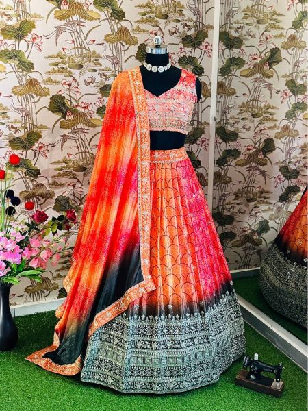 Wholesale Rate Chinon Silk Lehenga Choli Suppliers  Designer Lehenga Choli