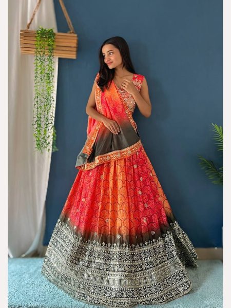 Wholesale Rate Chinon Silk Lehenga Choli Suppliers  Designer Lehenga Choli