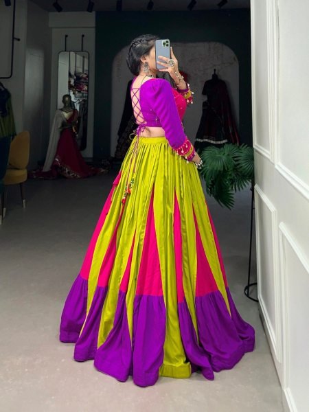 Wholesale Rate Navratri Special Pure Rayon Lehenga Choli  Navratri Lehnega Choli