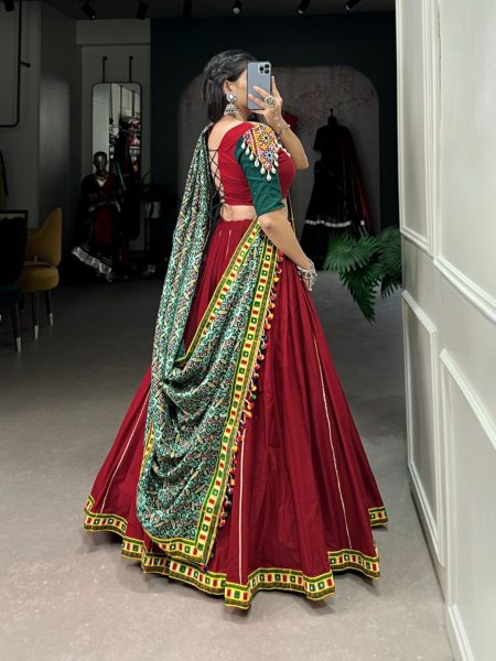 Wholesale Rate Navratri Special Pure Cotton Lehenga Choli  Navratri Lehnega Choli