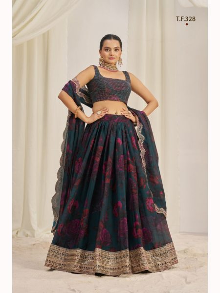 Wholesale Rate Organza Lehenga Choli Collection  Designer Lehenga Choli