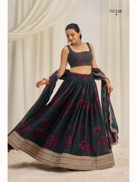 Wholesale Rate Organza Lehenga Choli Collection  Designer Lehenga Choli